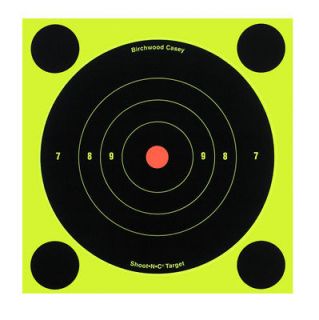 Birchwood Casey Shoot N C 6 Round Targets 12 Pack  New   FREE