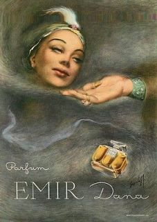 1947 Emir Parfum Perfume by Dana   Print Ad