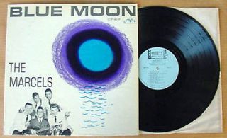 THE MARCELS   BLUE MOON   COLPIX LP (BLUE LABEL)