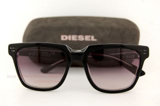 New Diesel Sunglasses DL 0018 Color 05B BLACK/CLEAR 100% Authentic