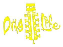 DRAG LIFE STICKER YELLOW RACING INDEX BRACKET RACER DRAGSTER PRO