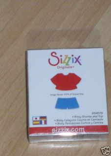 NEW Sizzix SMALL Green Die BITTY BODY SHORTS & TOP