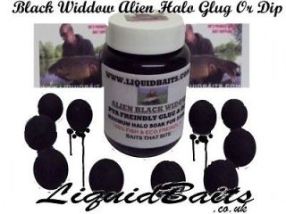 NEW BLACK WIDOW ALIEN HALO GLUG OR DIP + 10 X 18MM POP UPS FLAVOURS