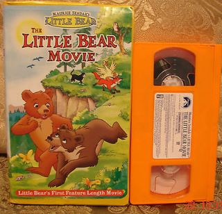 Maurice Sendaks Little Bear THE LITTLE BEAR MOVIE Vhs Video Adorable