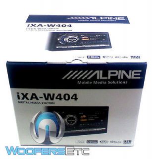 ALPINE IXA W404 2 DIN 4.3 TV QVGA TOUCHSCREEN IPHONE 5 BAND EQ CAR