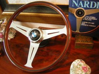 BMW E9 Original Nardi 15.3 Wood Steering Wheel NEW NOS