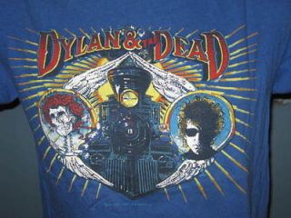 vintage 1987 BOB DYLAN & THE GRATEFUL DEAD TOUR T Shirt SMALL rock