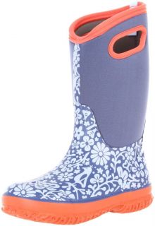 Bogs Girls Classic Sprout Waterproof Rain Snow Boots Blue 71194
