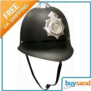 Kids Childrens Police Man Woman Bobby Helmet Hat New   One Size Fits