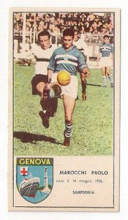 MAROCCHI PAOLO Sampdoria (Italy) Soccer Card Edition STELLA 1962