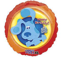 18 Blues Clues Nick Jr. Happy Birthday Party Balloon Blue Mylar Foil