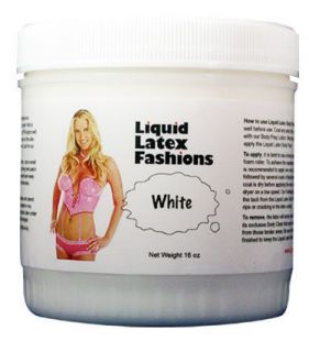 16oz White Liquid Latex Body paint