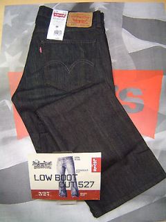 LEVIS 527 MENS BOOT CUT LOW RISE ZIP FLY JEANS FUME
