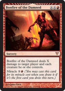 Bonfire of the Damned FOIL x1 AVR_026F MYTHIC AVACYN RESTORED NM MT