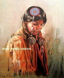 Penni Anne Cross THE BLESSING Native American S/N Art