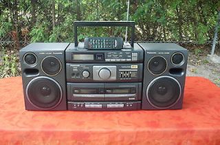 PANASONIC RX DT690 AM/FM/Tape/CD Boombox + RemoteService d+New Belts