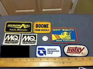 rare patch collection Grove manlift hotsy reach all multiquip boon