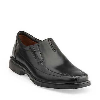 CLARKS Mens Unstructured Un.Sheridan Slip On Dress Shoes Black Leather