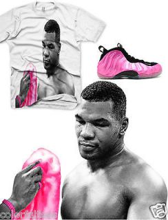 Nike Air Foamposite Pro Polarized Pink Mike Tyson Tshirt