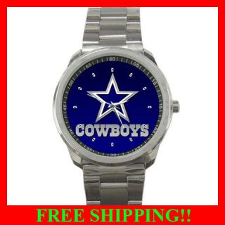 Hot New Item Dallas Cowboys Logo nfl team football Sport metal Watch