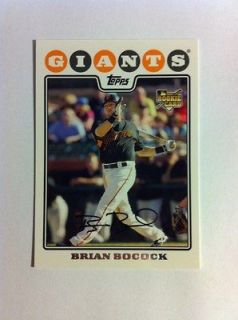 2008 Topps #469 Brian Bocock RC Giants