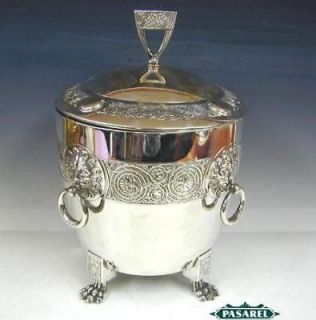 German WMF Art Nouveau Silver Punch Bowl & Ladle Ca1910
