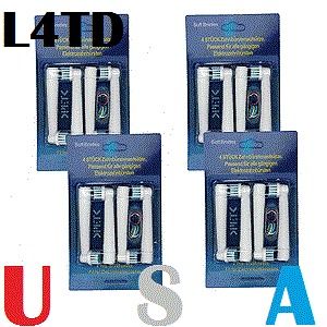16 New Oral b Braun Replacement Toothbrush Heads fit Oral B Vitality