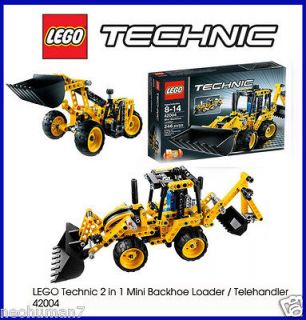 42004 Mini Backhoe Loader / Telehandler 2 in 1   Brand NEW Box Toy