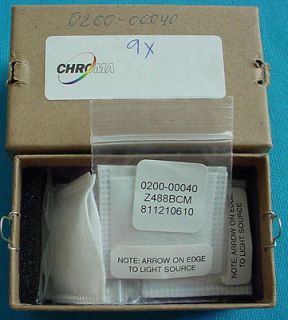 BRAND NEW MICROSCOPE FILTER CHROMA MODEL Z488BCM ( 811210610)