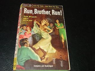 Run, Brother Run by Tom Brandt (1954) GGA Love For Sale & Guns