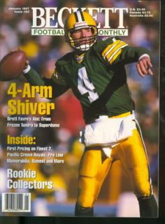 1997 Beckett Football Magazine Packers Brett Favre