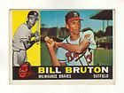 1960 Topps BILLY BRUTON 37 signed Autograph Braves