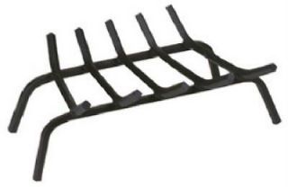 27 Black Wrought Iron Fireplace Grate   New