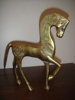 Mid Century Brass Horse Frederick Weinberg style Roman Stallion Eames