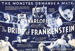 The Bride of Frankenstein 30 x 40 Movie Poster , UKB