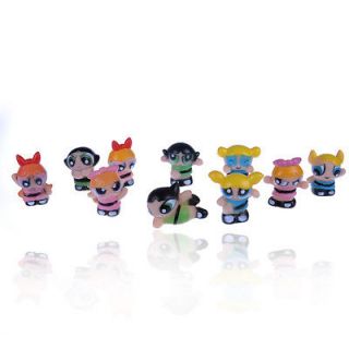 The Powerpuff Girls PVC Figures The Powerpuff Girls Toys 10pcs