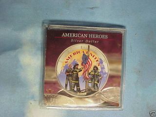 Silver Eagle American heroes W/certificate of auth  Get  BUCKS