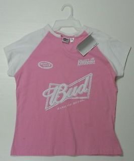 Womens NASCAR Kasey Kahne 9 Bud Racing Uniform Tee Shirt READ Large L