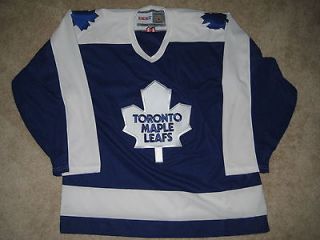 Vintage Toronto Maple Leafs 1970 Away Royal Blue CCM Adult Large