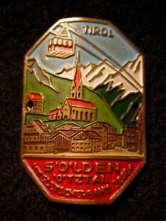 Solden Otztal Austria used Hiking medallion stocknagel G1748