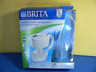 BRITA Water Filter Pitcher Basic Classic Model 6 Cup Size
