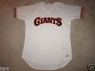 Vintage San Francisco Giants Sand Knit Worn Jersey 44