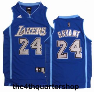 Lakers Kids (4 7) Swingman Custom Blue Jersey