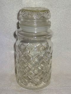 Planters Peanuts Decorative Jar  1984  Brockway Glass  Made in USA