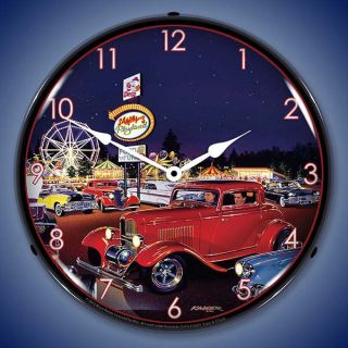 Bruce Kaiser Sammys Playland Lighted Clock