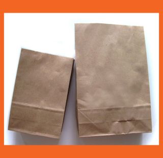 classic brown kraft paper bag 2 size pick 1 20 or 18 pcs