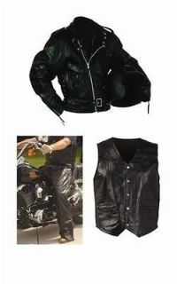 chaps leather jacket