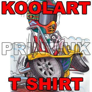 KOOLART T SHIRT ADULT & CHILD VW BEACH BUGGY 471