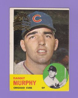 2012 Topps Heritage Original 1963 Buyback Danny Murphy #272 Cubs