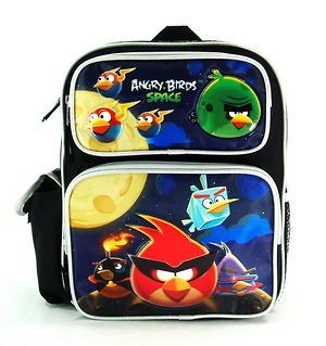 Licensed Rovio Angry Birds SPACE Blue Kids Size Toddler 12 Backpack